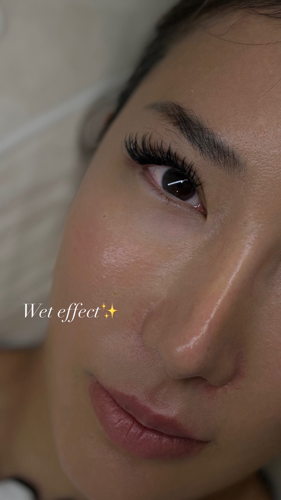 Wet Effect result created at Lash With Us