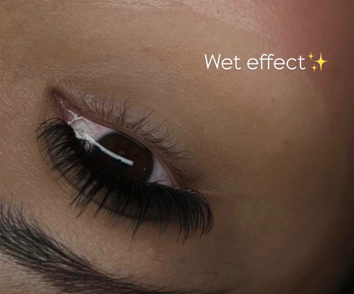 Wet Effect result created at Lash With Us